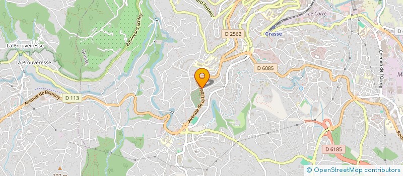 localisation de l'entreprise MONSIEUR MARC BONNAUD  GRASSE