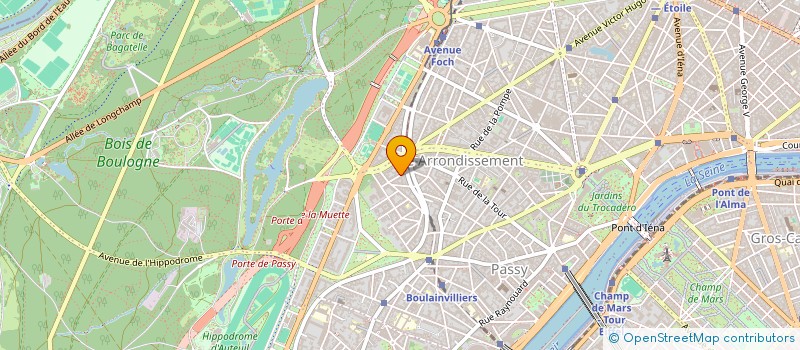 localisation de l'entreprise MONSIEUR MARC BONNEMOY  PARIS