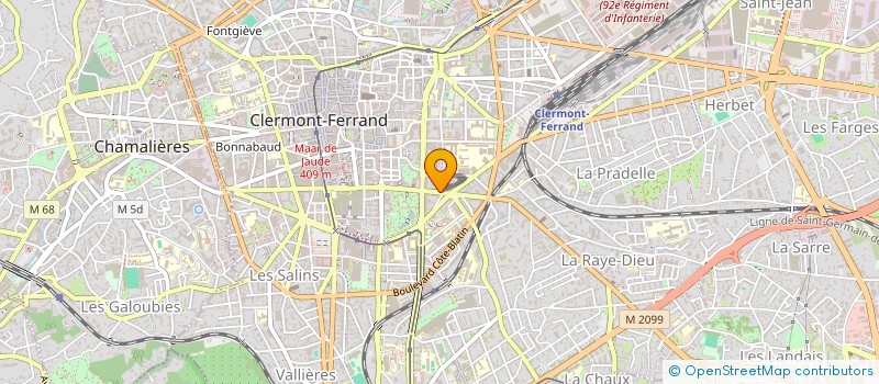 localisation de l'entreprise MONSIEUR MARC BONNET  CLERMONT-FERRAND