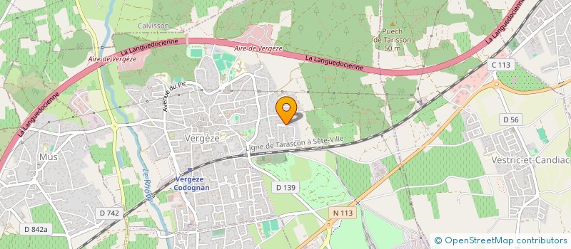 localisation de l'entreprise MONSIEUR MARC BONNIER à VERGEZE