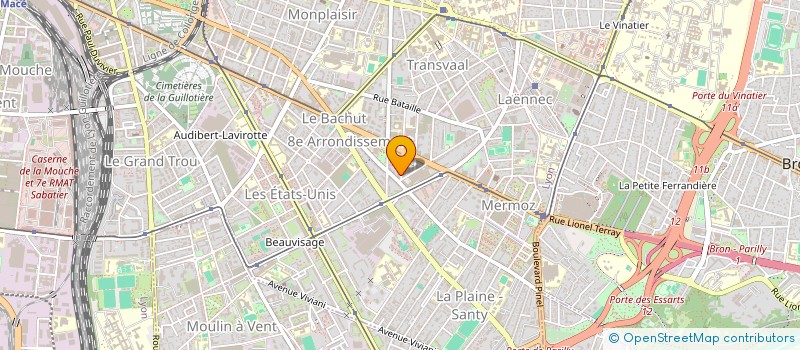 localisation de l'entreprise MONSIEUR MARC BONNIN à LYON