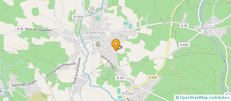 localisation de l'entreprise MONSIEUR MARC BONS à CONQUES-SUR-ORBIEL