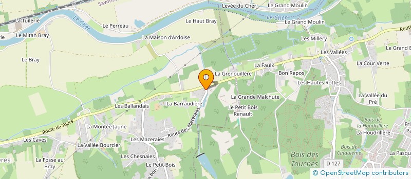 localisation de l'entreprise MONSIEUR MARC BONVALET à BALLAN-MIRE