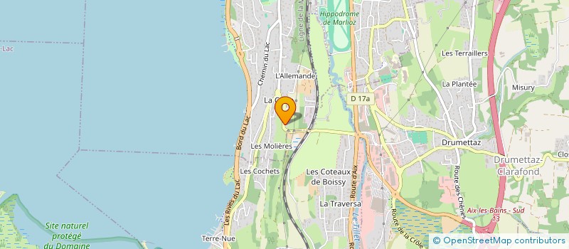 localisation de l'entreprise MONSIEUR MARC BONVALET  TRESSERVE