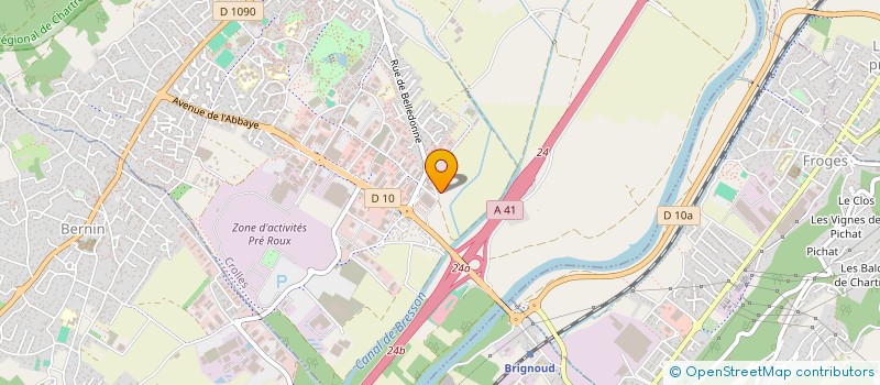 localisation de l'entreprise MONSIEUR MARC BONY  CROLLES