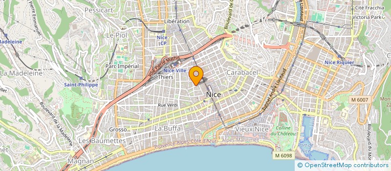 localisation de l'entreprise MONSIEUR MARC BORGNA à NICE