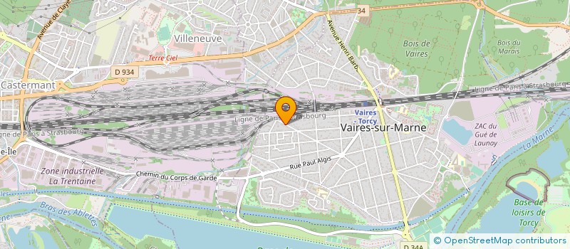 localisation de l'entreprise MONSIEUR MARC BORTOLUZZI à VAIRES-SUR-MARNE