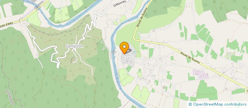 localisation de l'entreprise MONSIEUR MARC BOS  VALLON-PONT-D'ARC