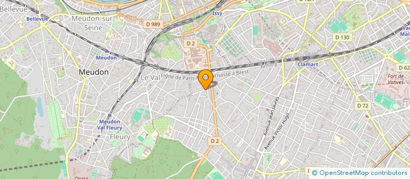 localisation de l'entreprise MONSIEUR MARC BOSCHERON à CLAMART