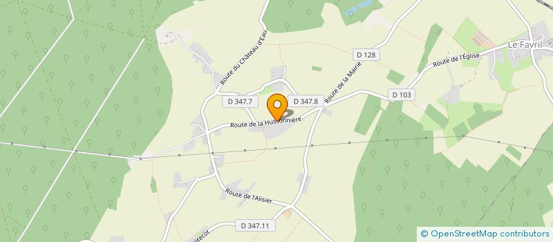 localisation de l'entreprise MONSIEUR MARC BOUCEY  LE FAVRIL