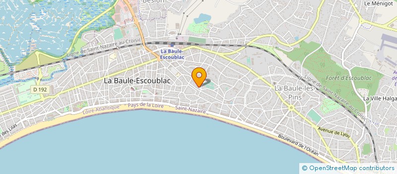 localisation de l'entreprise MONSIEUR MARC BOUET à LA BAULE-ESCOUBLAC