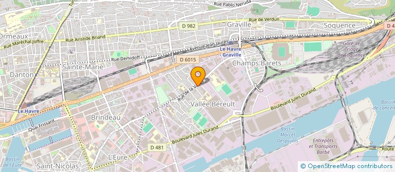localisation de l'entreprise MONSIEUR MARC BOUFFLET à LE HAVRE