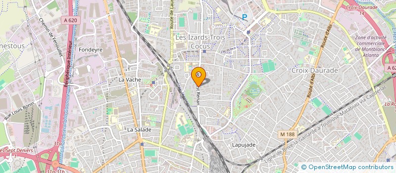 localisation de l'entreprise MONSIEUR MARC BOUGARET  TOULOUSE