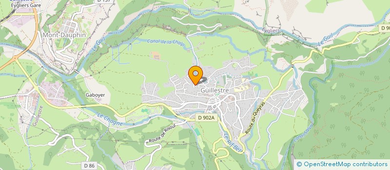 localisation de l'entreprise MONSIEUR MARC BOUGRAT  GUILLESTRE