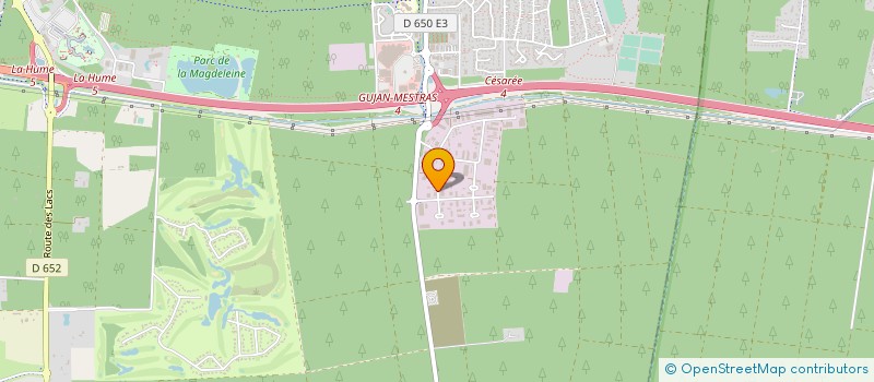 localisation de l'entreprise MONSIEUR MARC BOUILLON  GUJAN-MESTRAS