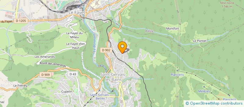 localisation de l'entreprise MONSIEUR MARC BOUISSOU  SAINT-GERVAIS-LES-BAINS