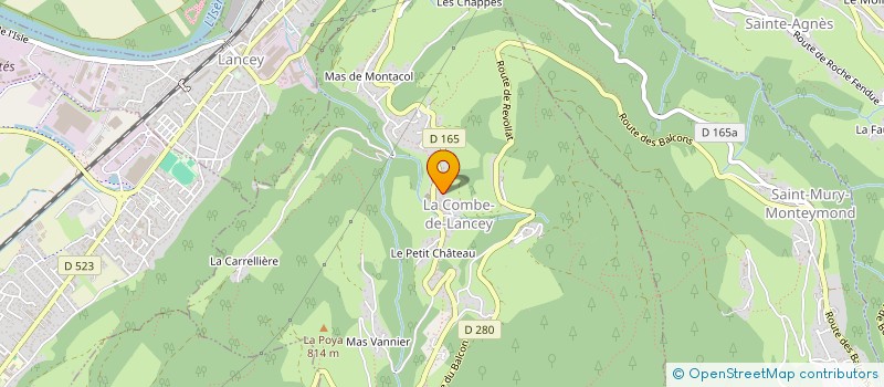 localisation de l'entreprise MONSIEUR MARC BOULLE  LA COMBE-DE-LANCEY