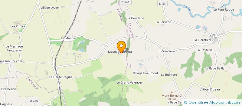 localisation de l'entreprise MONSIEUR MARC BOULLOT à SAINT-SAUVEUR-LA-POMMERAYE