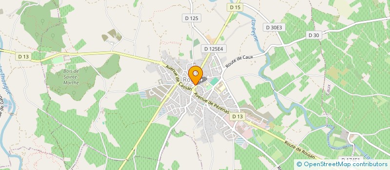 localisation de l'entreprise MONSIEUR MARC BOUQUIN  ROUJAN