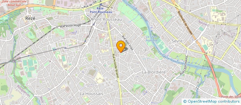 localisation de l'entreprise MONSIEUR MARC BOURASSEAU  REZE