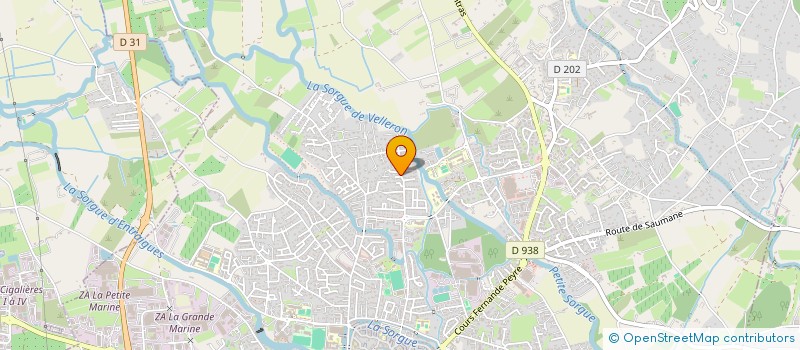 localisation de l'entreprise MONSIEUR MARC BOURDELIER  L'ISLE-SUR-LA-SORGUE