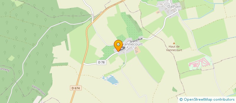 localisation de l'entreprise MONSIEUR MARC BOURGEOIS  VANNECOURT