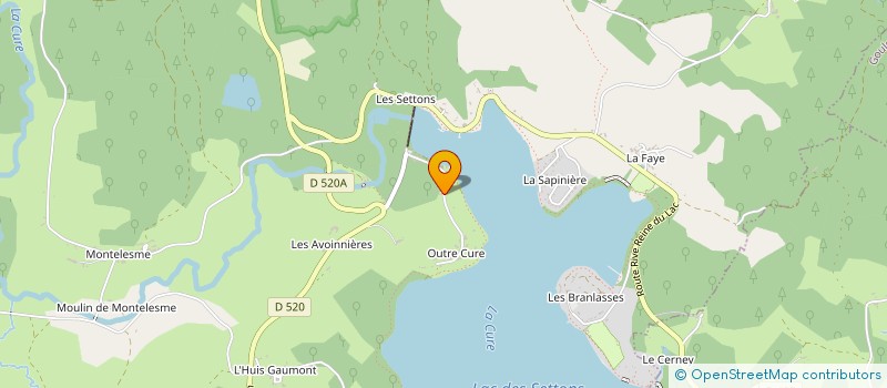 localisation de l'entreprise MONSIEUR MARC BOURGEOT à LAVAULT-DE-FRETOY