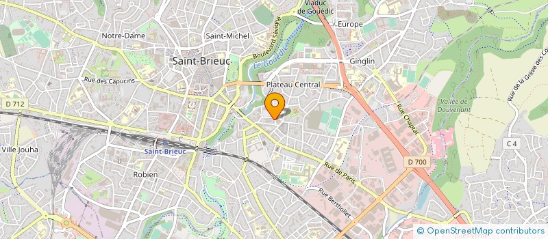 localisation de l'entreprise MONSIEUR MARC BOURLET  SAINT-BRIEUC