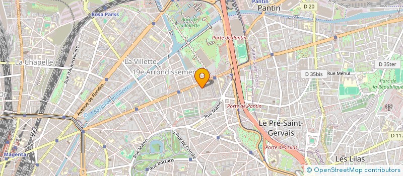 localisation de l'entreprise MONSIEUR MARC BOURLIER  PARIS