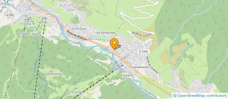 localisation de l'entreprise MONSIEUR MARC BOURON  SAINT-CHAFFREY