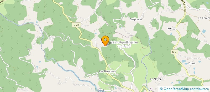localisation de l'entreprise MONSIEUR MARC BOURRY à SAINT-JULIEN-LE-ROUX