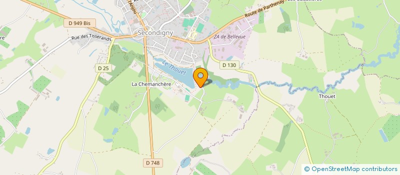 localisation de l'entreprise MONSIEUR MARC BOURY  SECONDIGNY