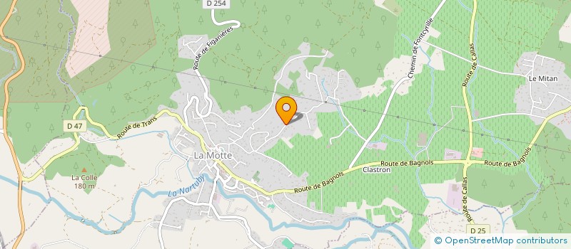 localisation de l'entreprise MONSIEUR MARC BOURY  LA MOTTE