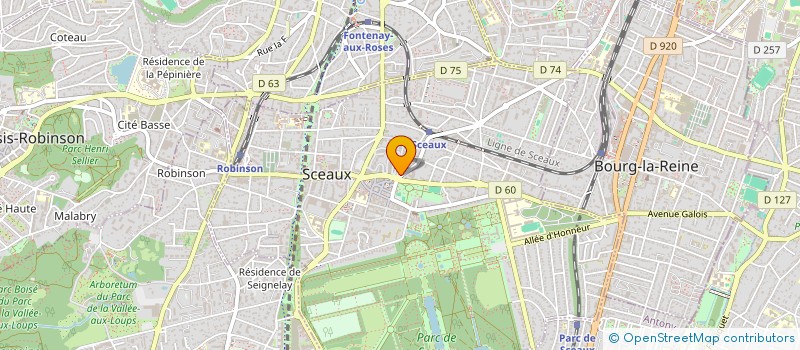localisation de l'entreprise MONSIEUR MARC BOUTOILLE à SCEAUX