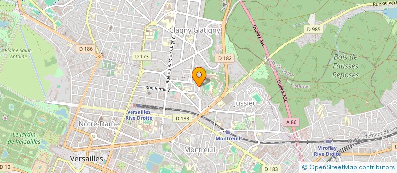 localisation de l'entreprise MONSIEUR MARC BOUTTIN à VERSAILLES
