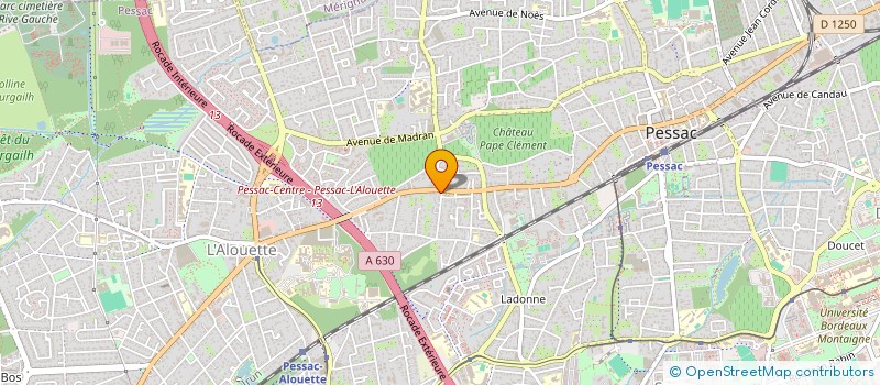 localisation de l'entreprise MONSIEUR MARC BOUYER  PESSAC
