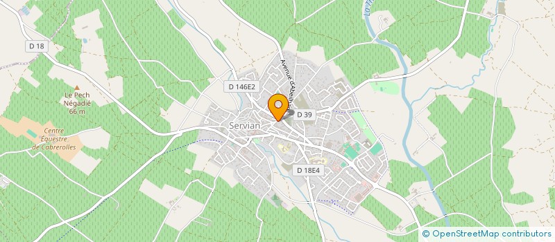 localisation de l'entreprise MONSIEUR MARC BOUYSSIE à SERVIAN