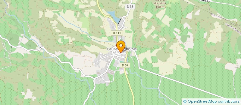 localisation de l'entreprise MONSIEUR MARC BOUZINAC  LAURE-MINERVOIS