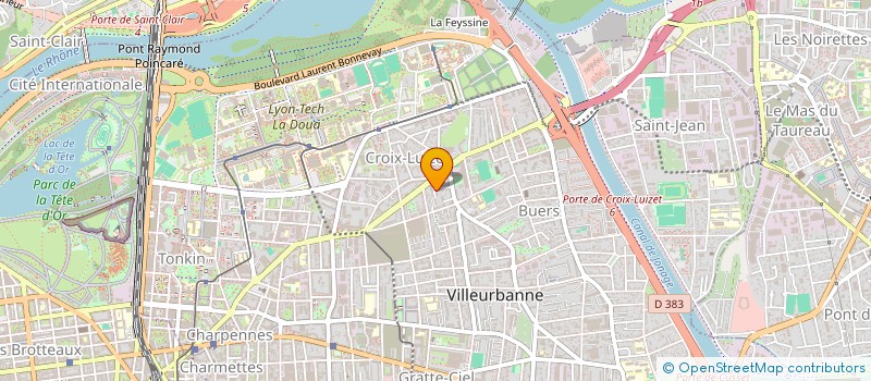 localisation de l'entreprise MONSIEUR MARC BOYARD  VILLEURBANNE