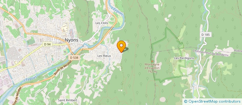 localisation de l'entreprise MONSIEUR MARC BRADFORD  NYONS