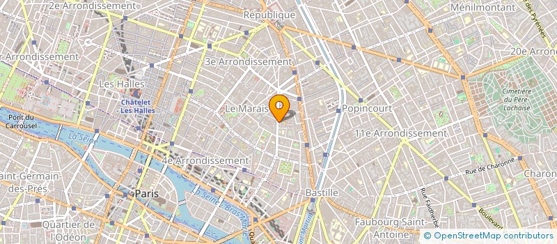 localisation de l'entreprise MONSIEUR MARC BRAUDEL  PARIS