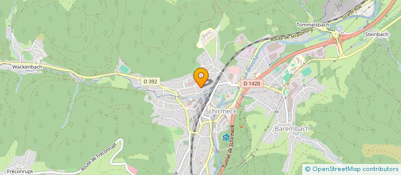 localisation de l'entreprise MONSIEUR MARC BRAUN  SCHIRMECK