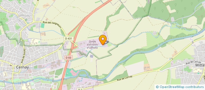 localisation de l'entreprise MONSIEUR MARC BRAUN  UFFHOLTZ