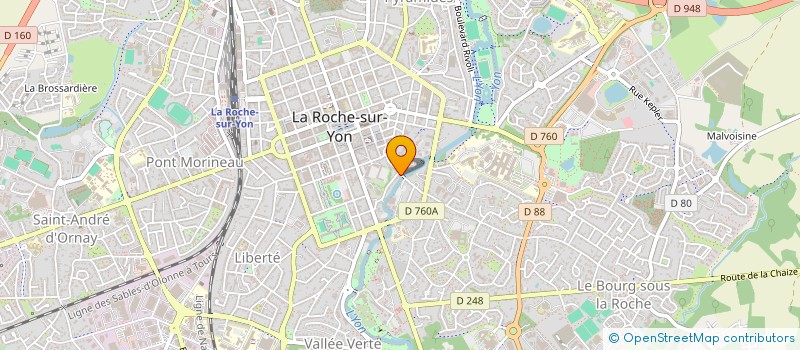localisation de l'entreprise MONSIEUR MARC BREJON à LA ROCHE-SUR-YON