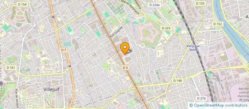 localisation de l'entreprise MONSIEUR MARC BRETHENOUX  VITRY-SUR-SEINE