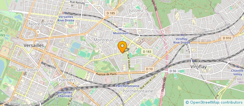 localisation de l'entreprise MONSIEUR MARC BREUILLOT à VERSAILLES
