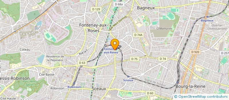 localisation de l'entreprise MONSIEUR MARC BRICHET à FONTENAY-AUX-ROSES