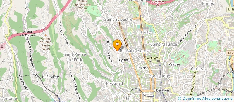 localisation de l'entreprise MONSIEUR MARC BRIGNONE à NICE