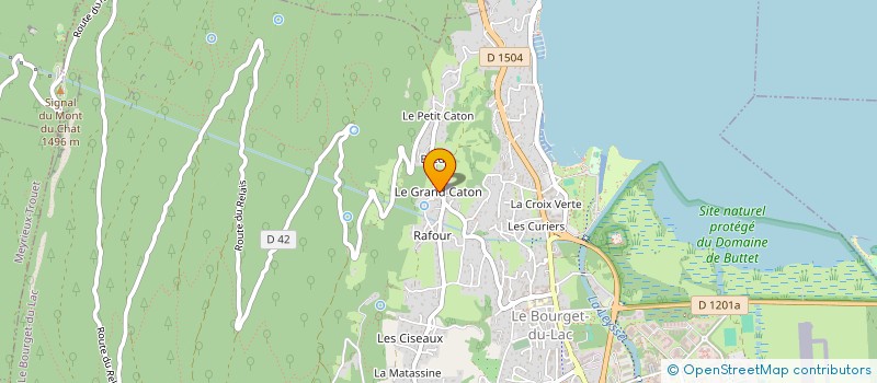 localisation de l'entreprise MONSIEUR MARC BRINATI  LE BOURGET-DU-LAC