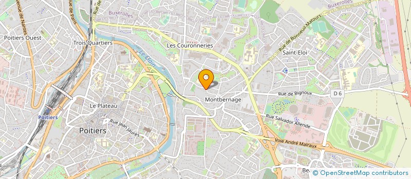 localisation de l'entreprise MONSIEUR MARC BROCHET à POITIERS